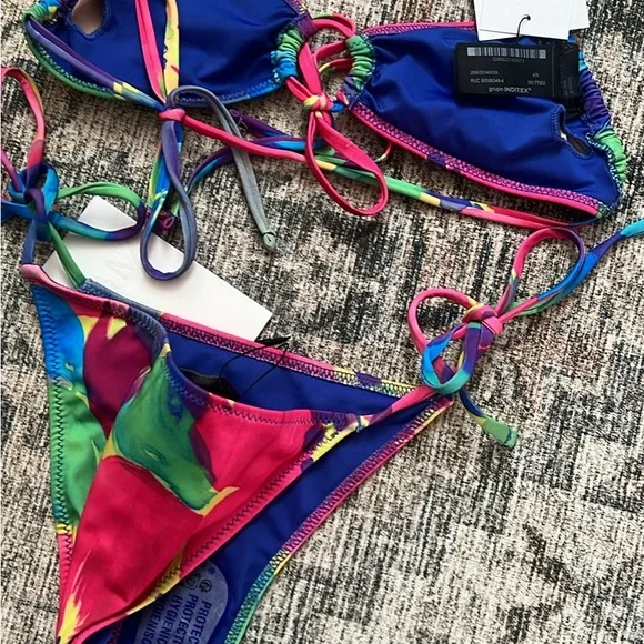 Zara Floral String Bikini - Picture 4 of 5